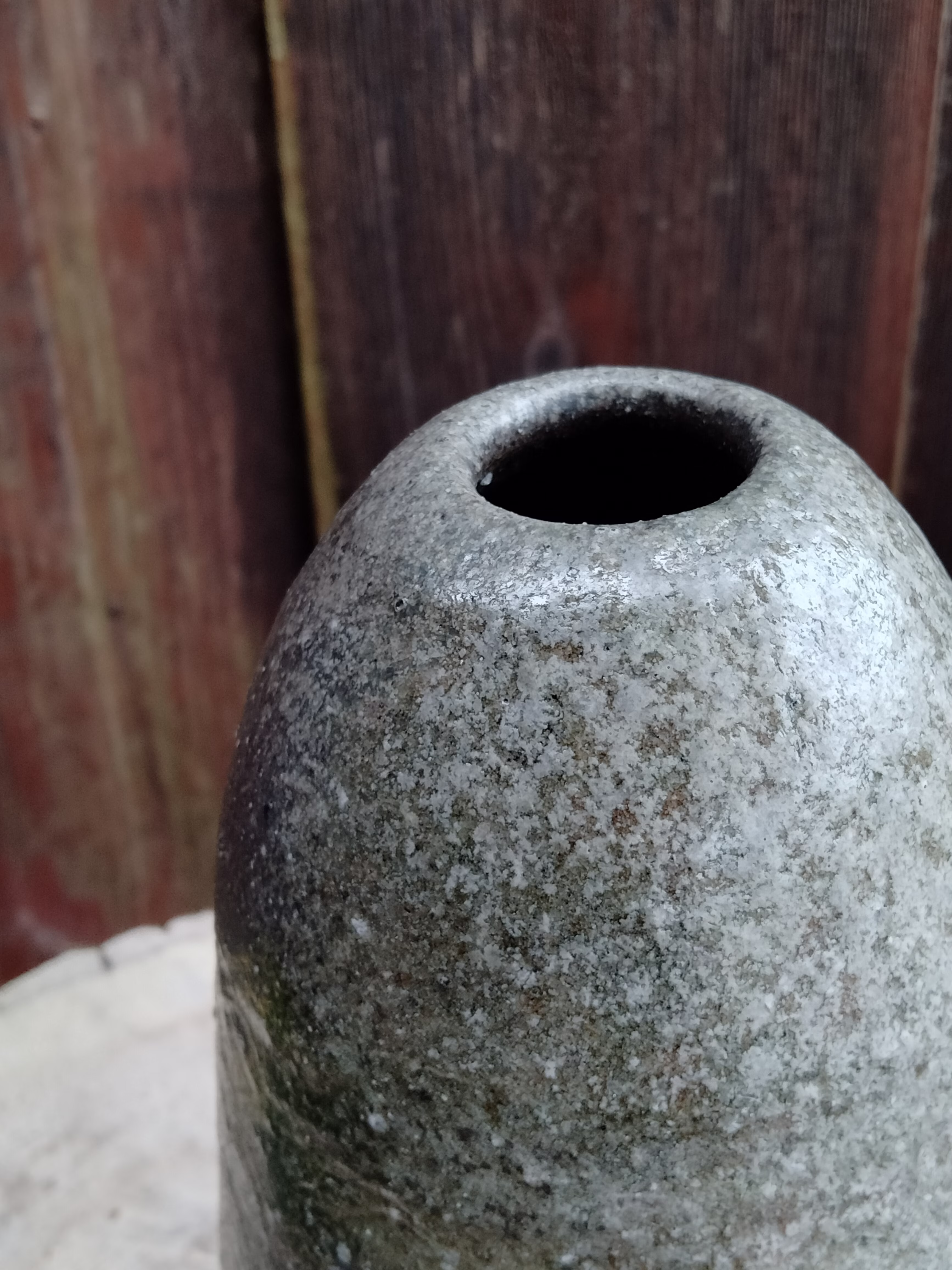 寒風須恵器　花器