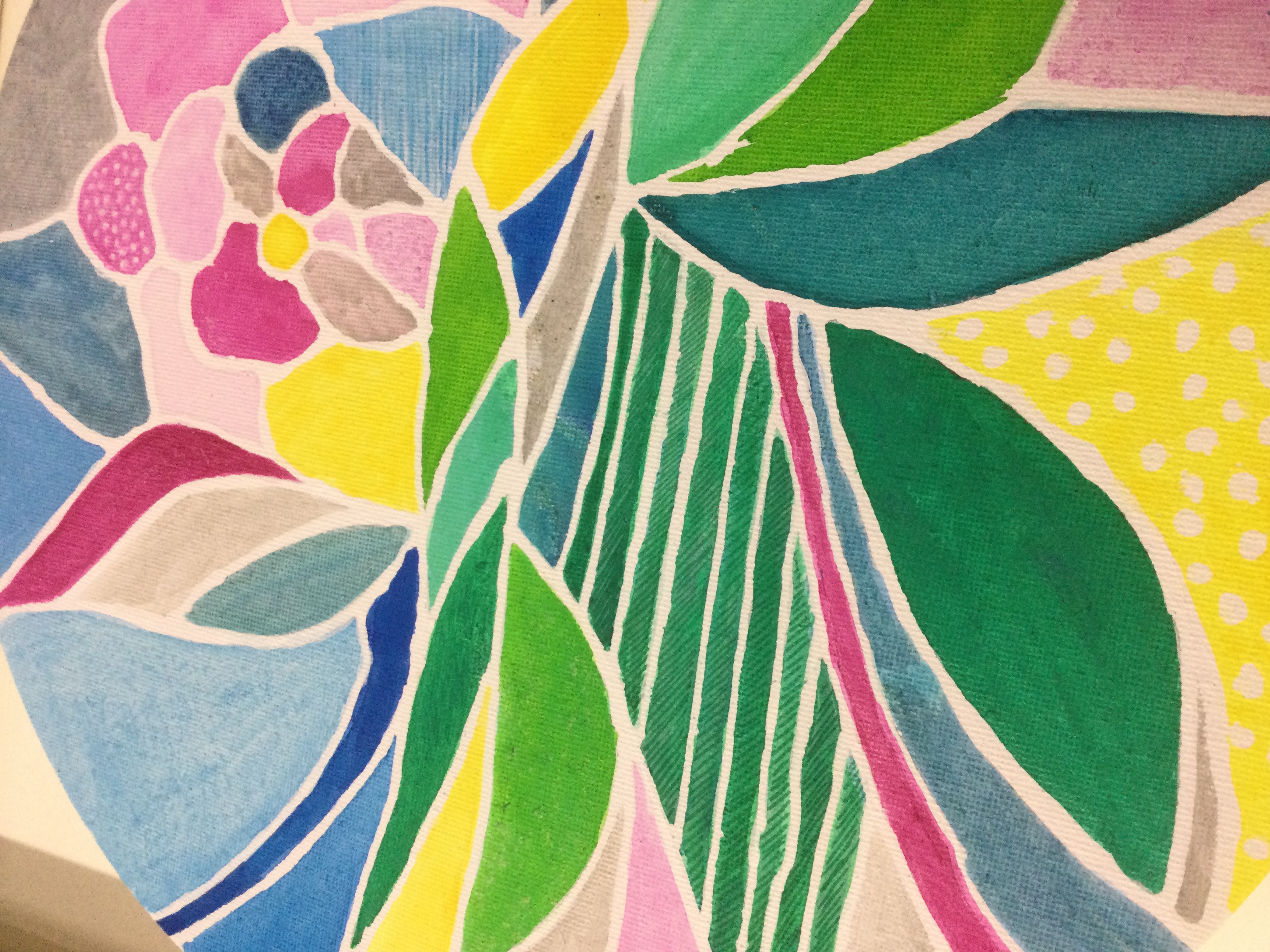 アクリル画「晴れ色」