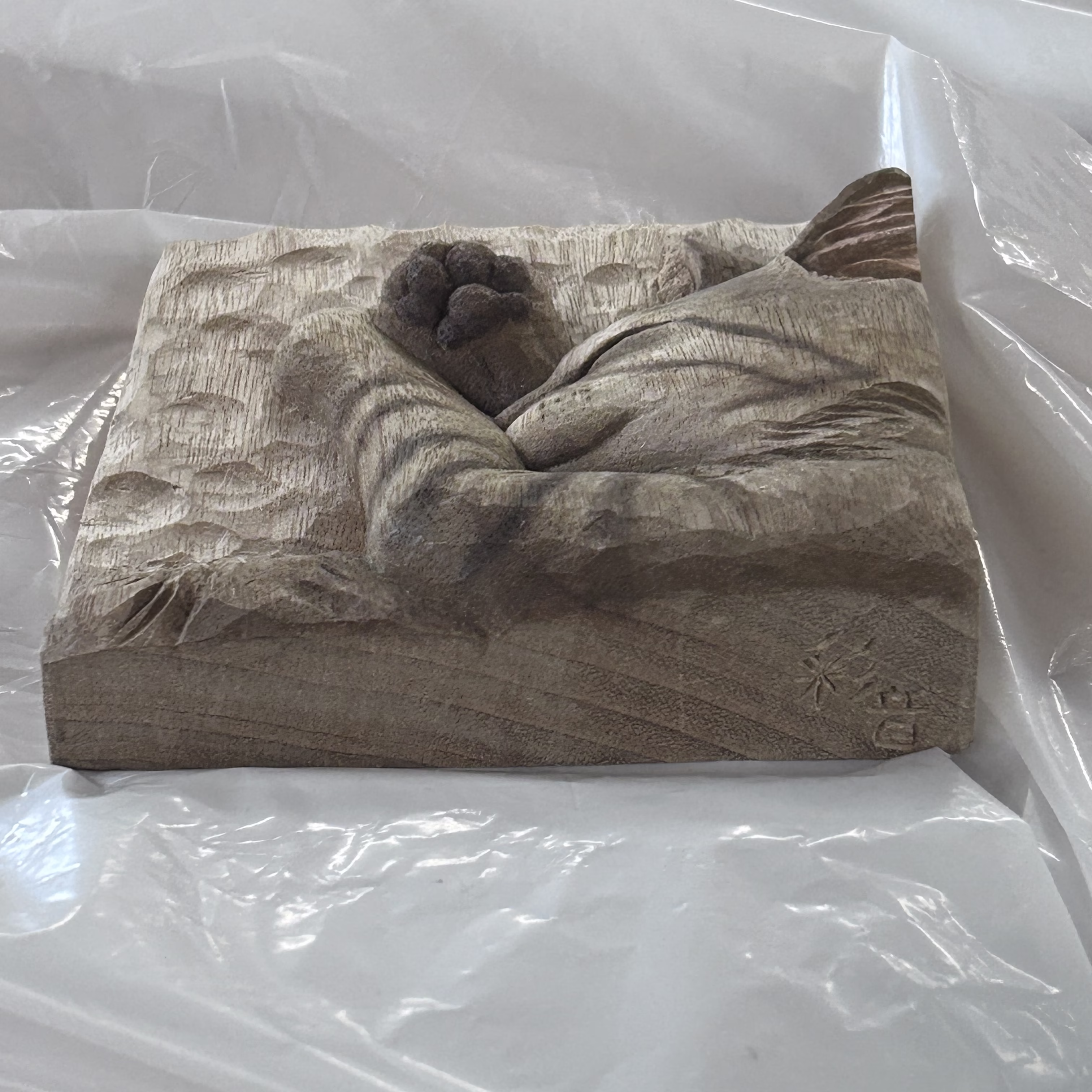 キジトラ子猫レリーフ