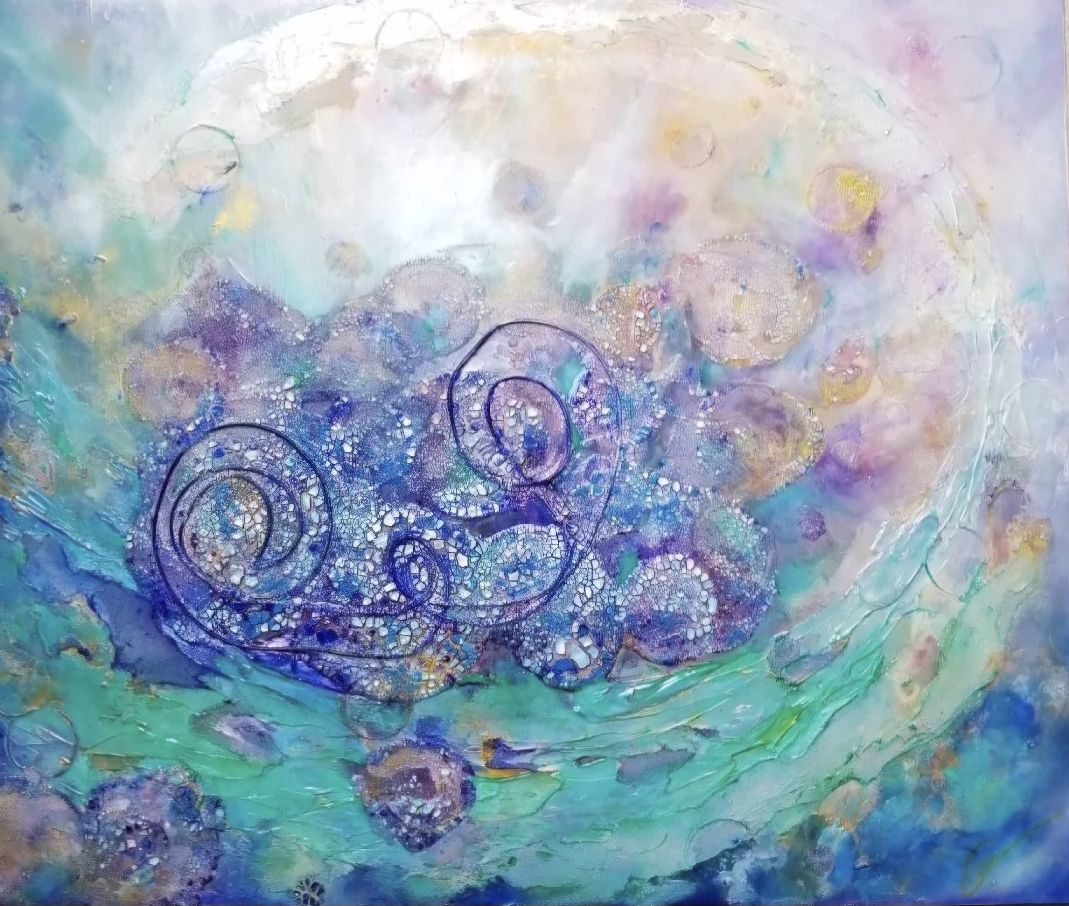 つながる/水無月の青