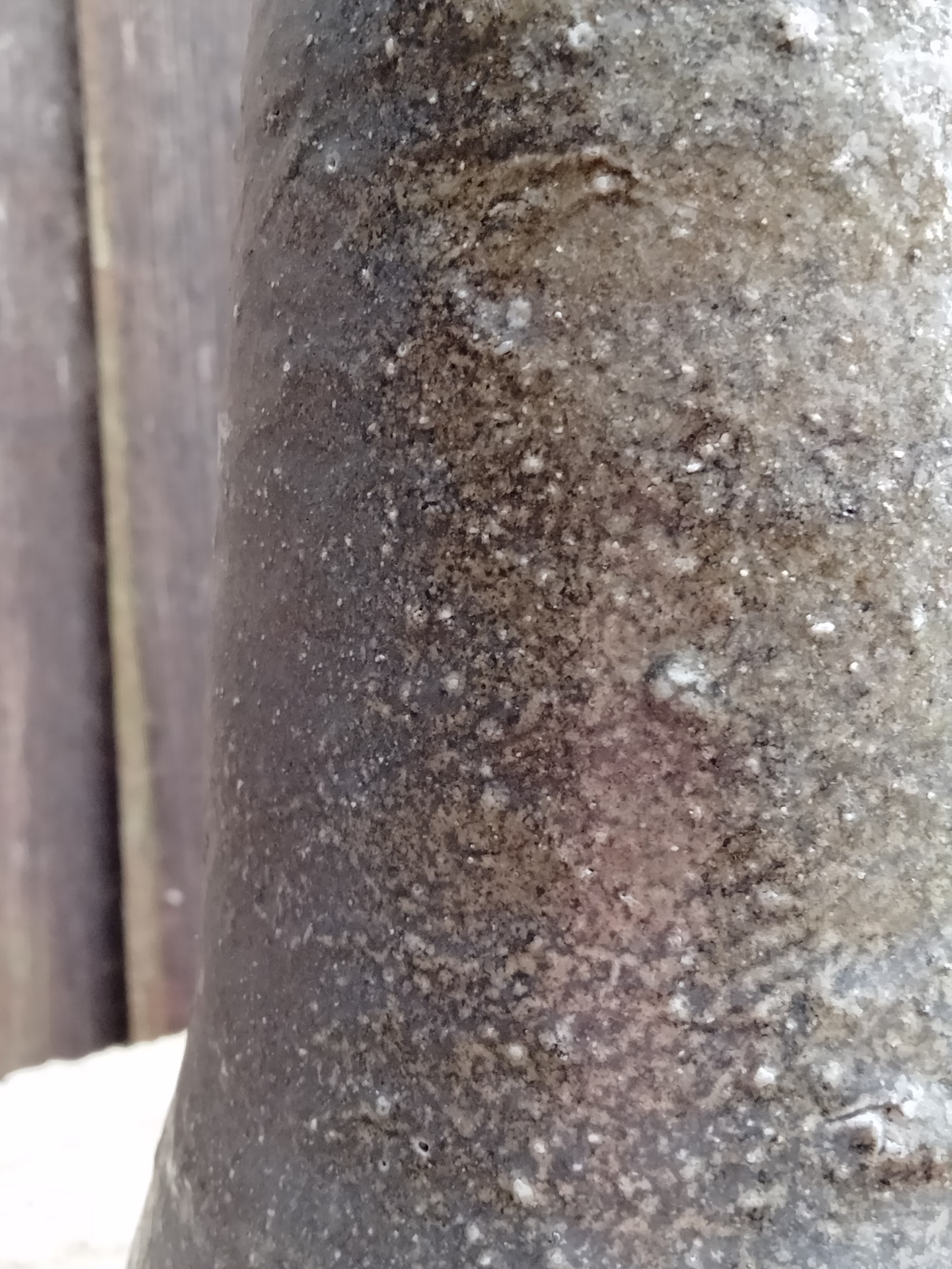 寒風須恵器　花器