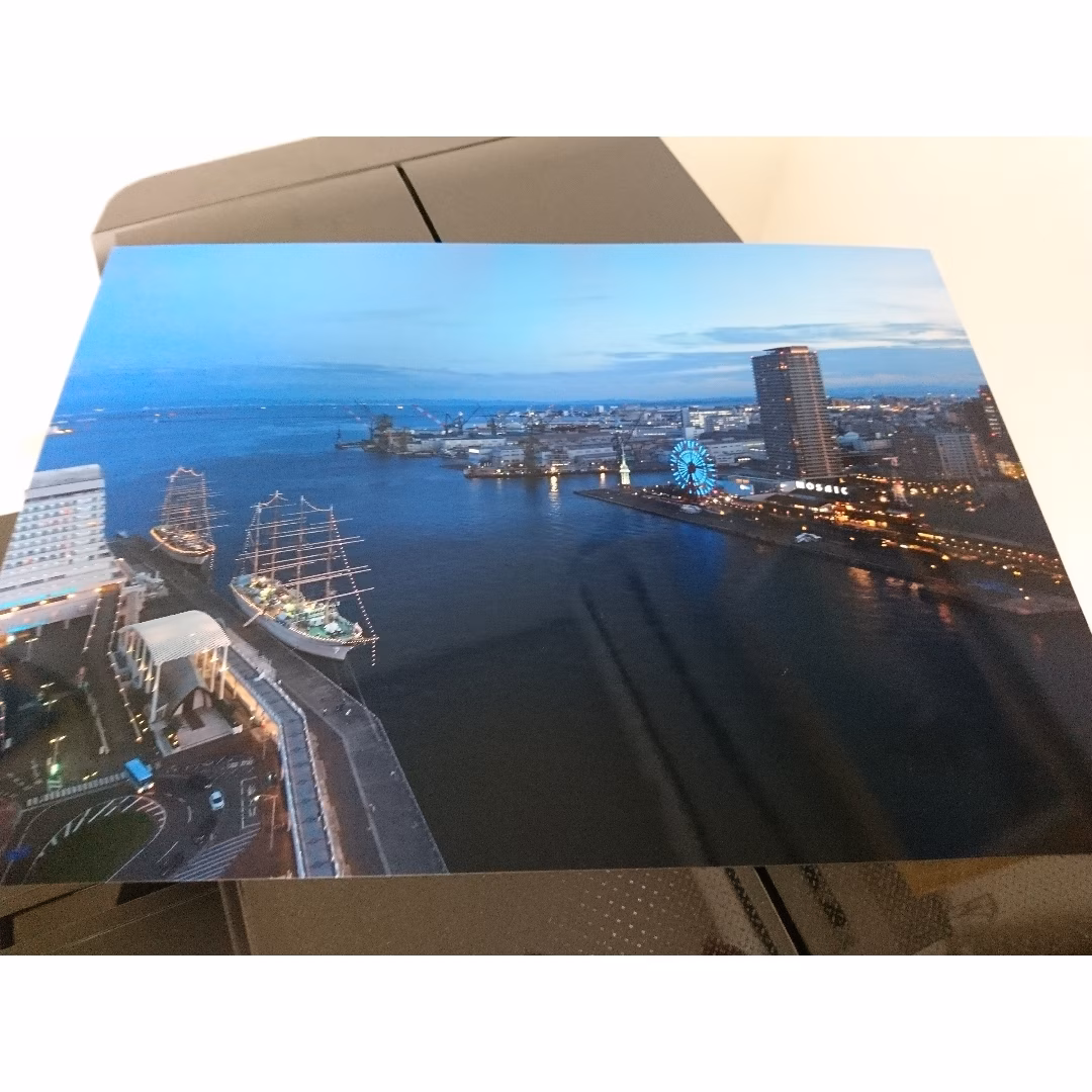 みなと神戸に咲く華 「夕夜景」 A3サイズ光沢写真 写真のみ