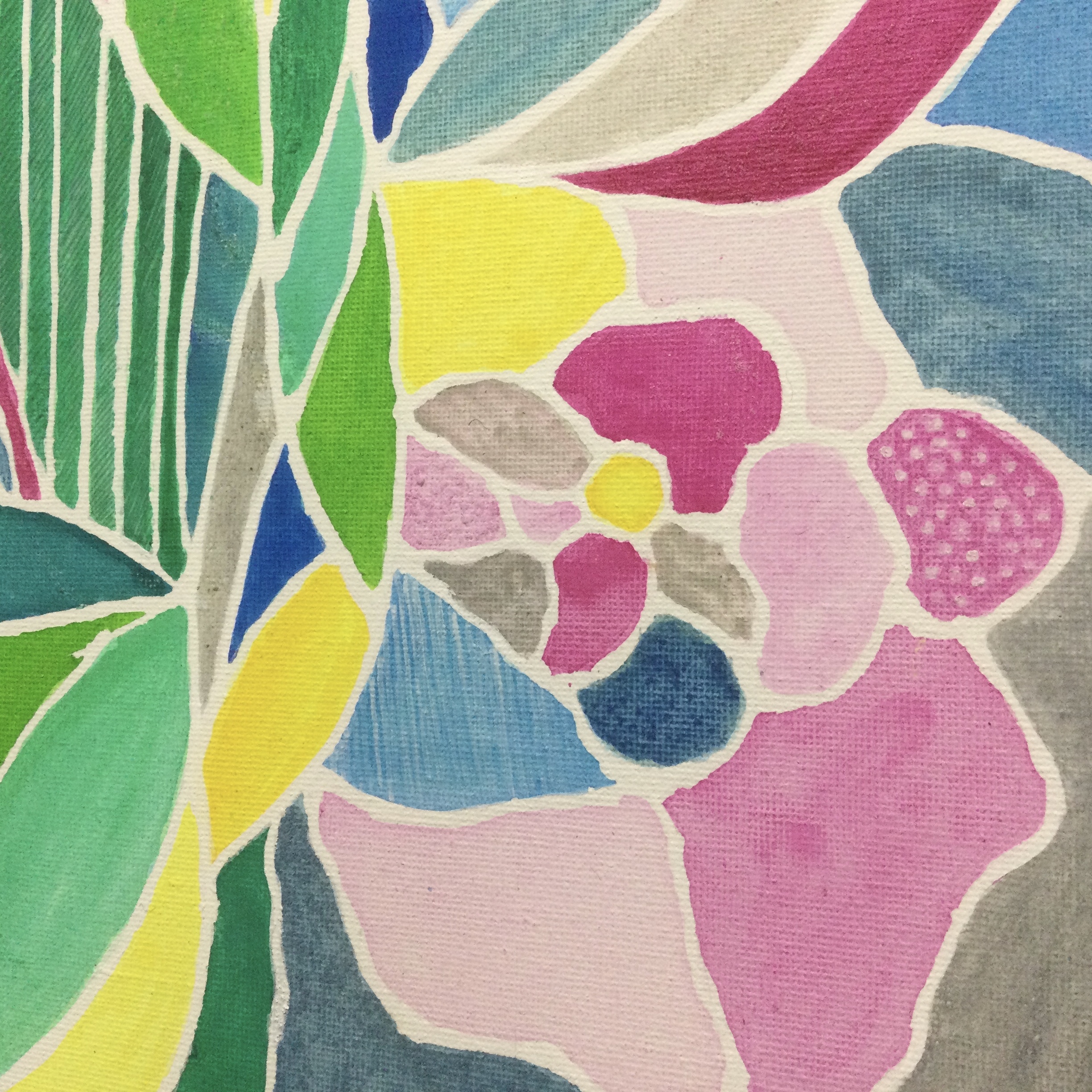 アクリル画「晴れ色」