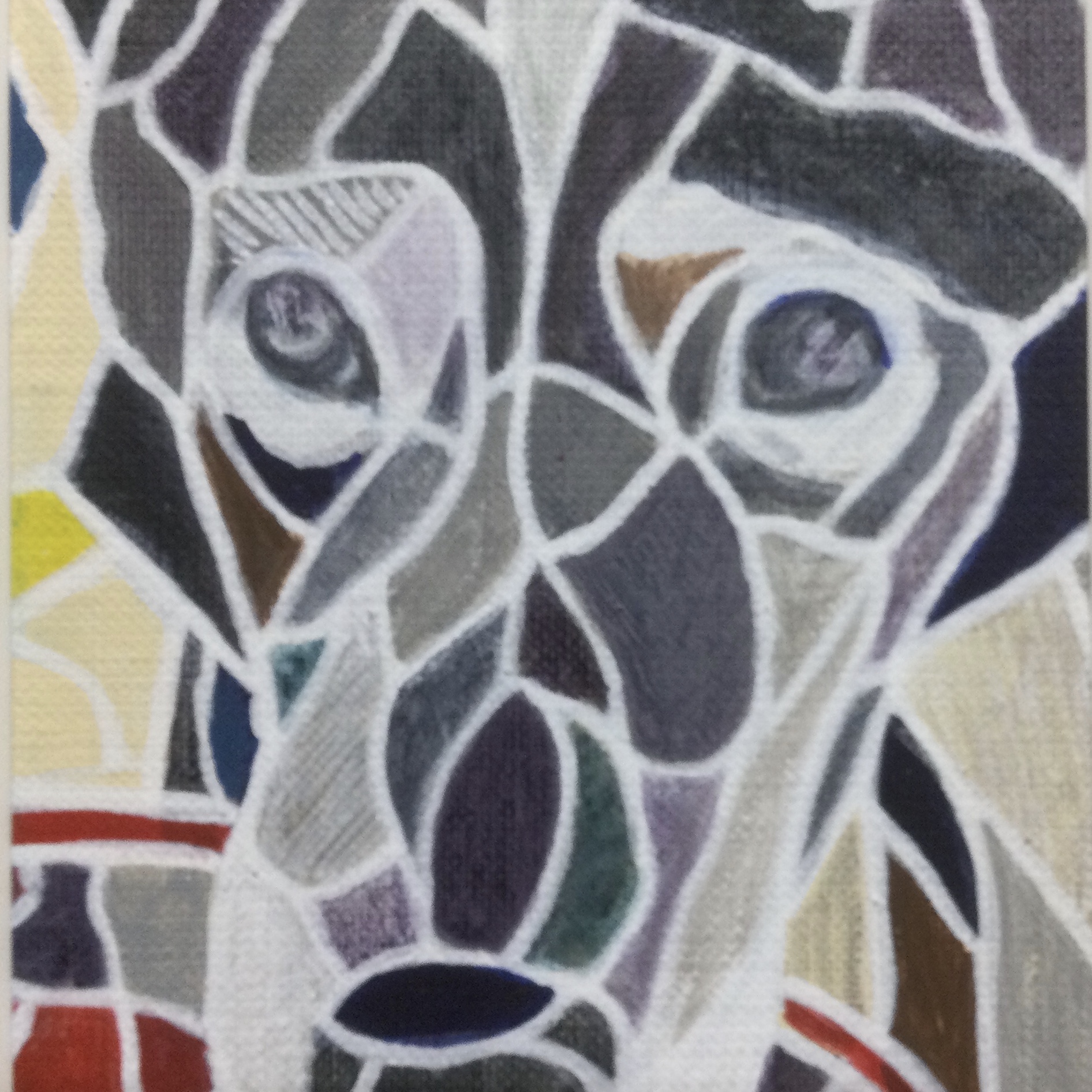 アクリル画「ナナちゃん」