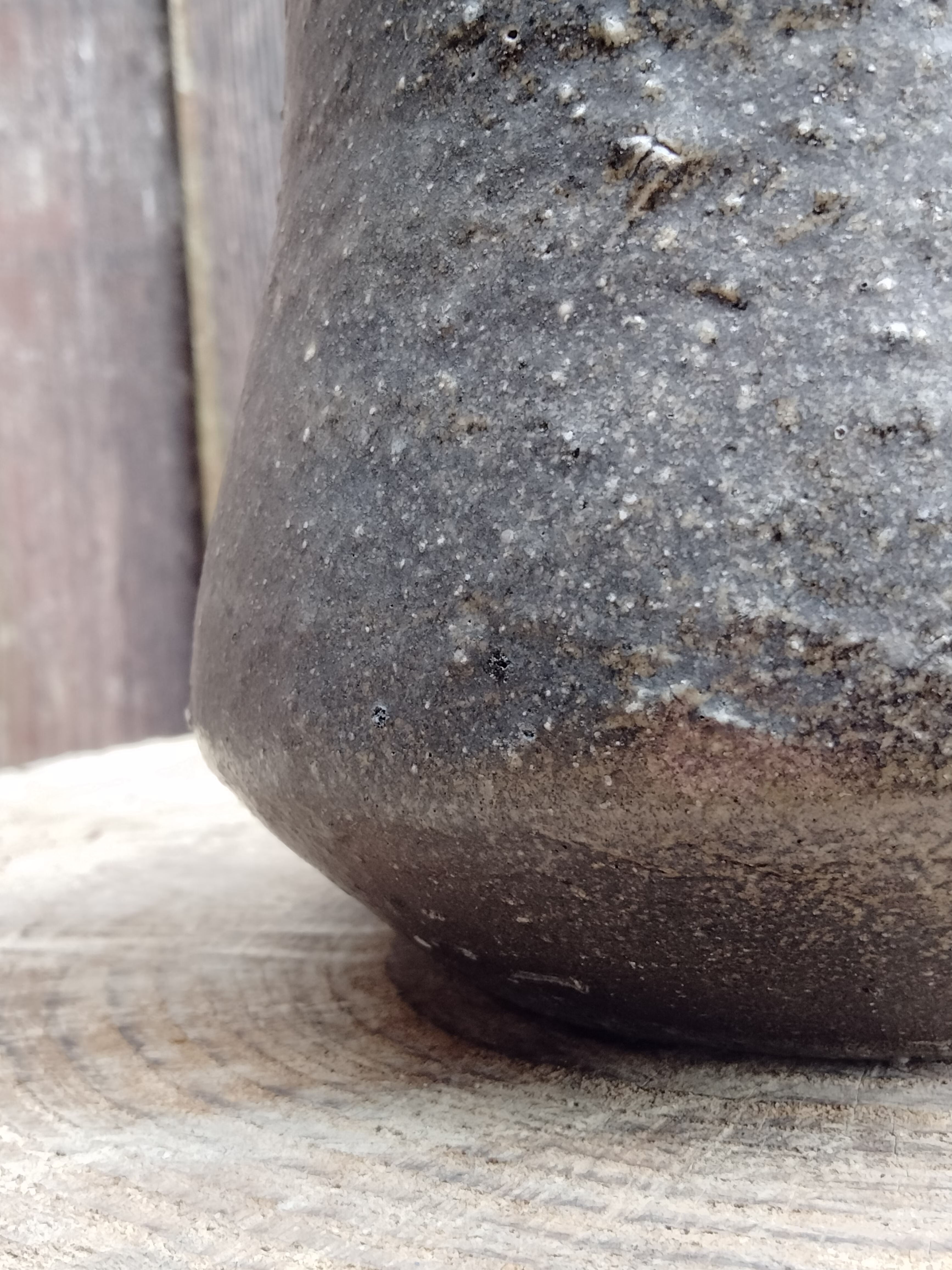 寒風須恵器　花器