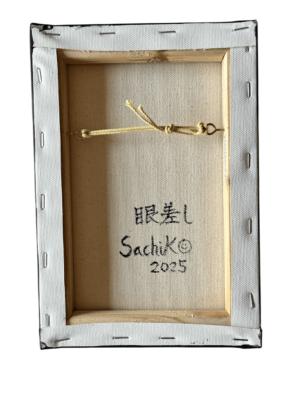 金線画×ステンシルアートシリーズ「眼差し」Lion ver.