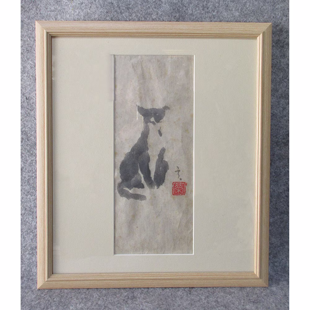 水墨画・猫