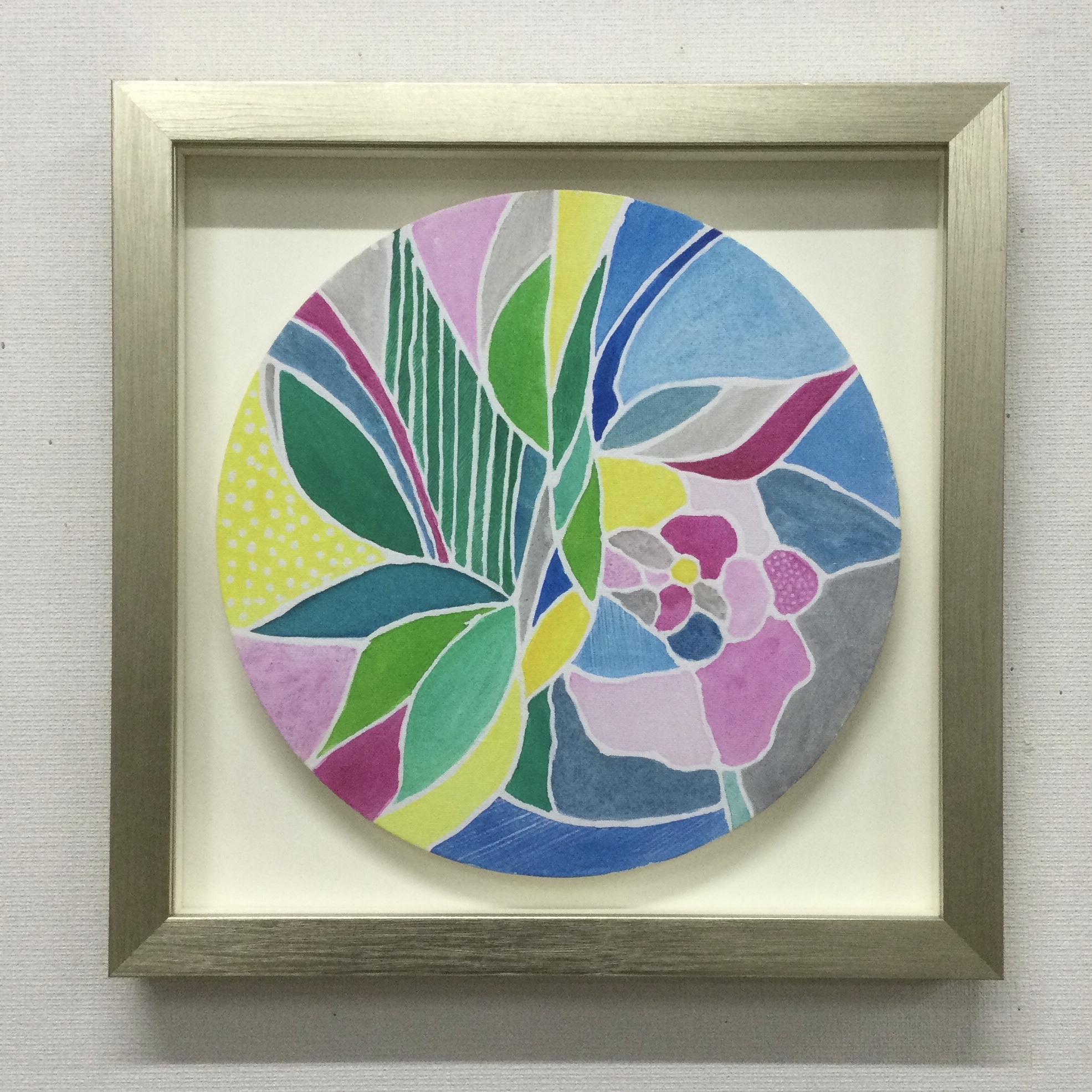 アクリル画「晴れ色」