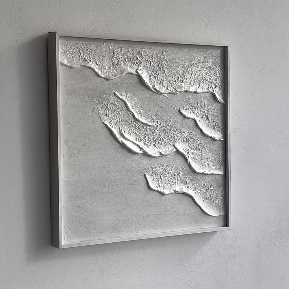【Beach-traces-】40×40cm
