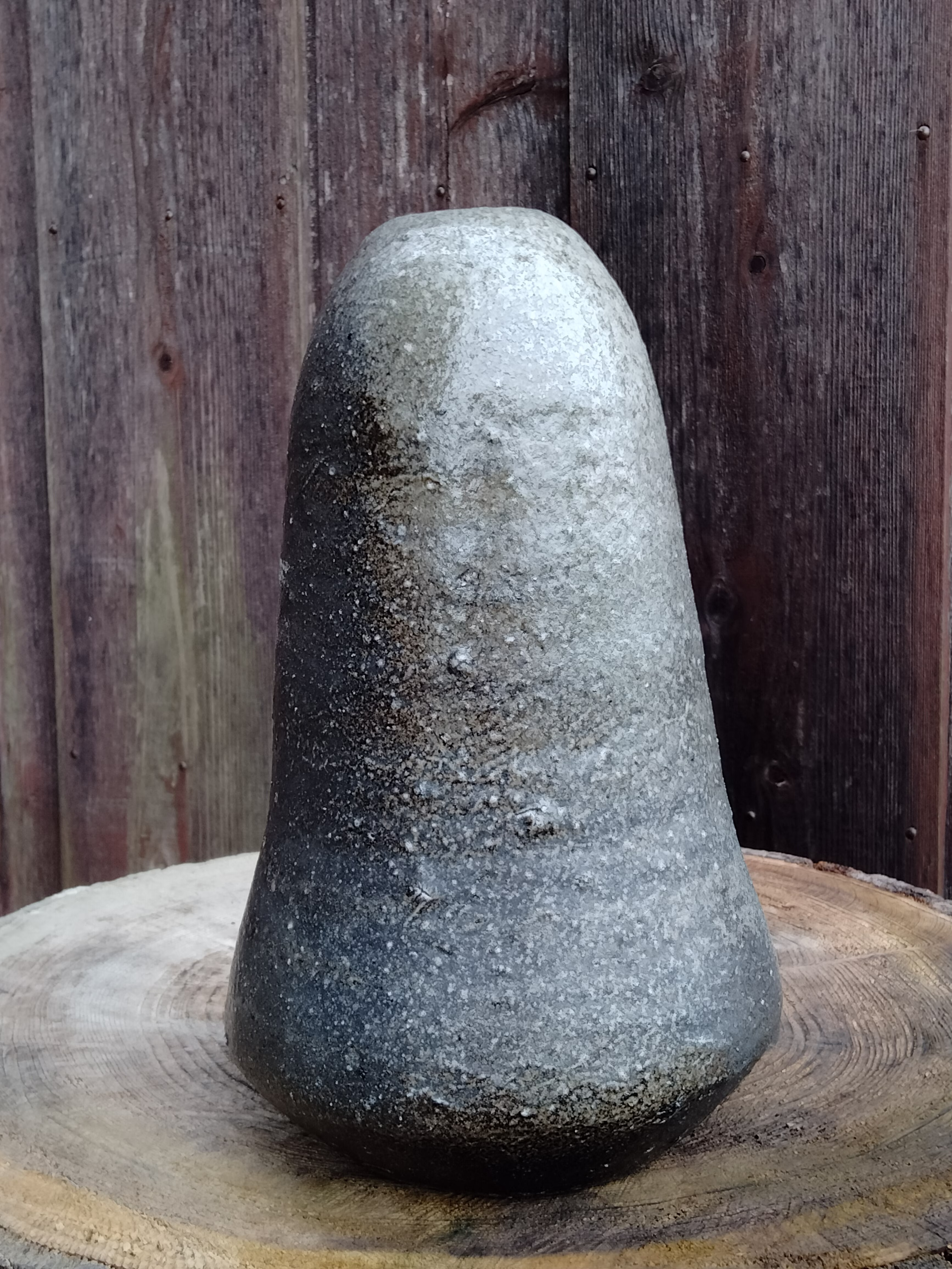 寒風須恵器　花器