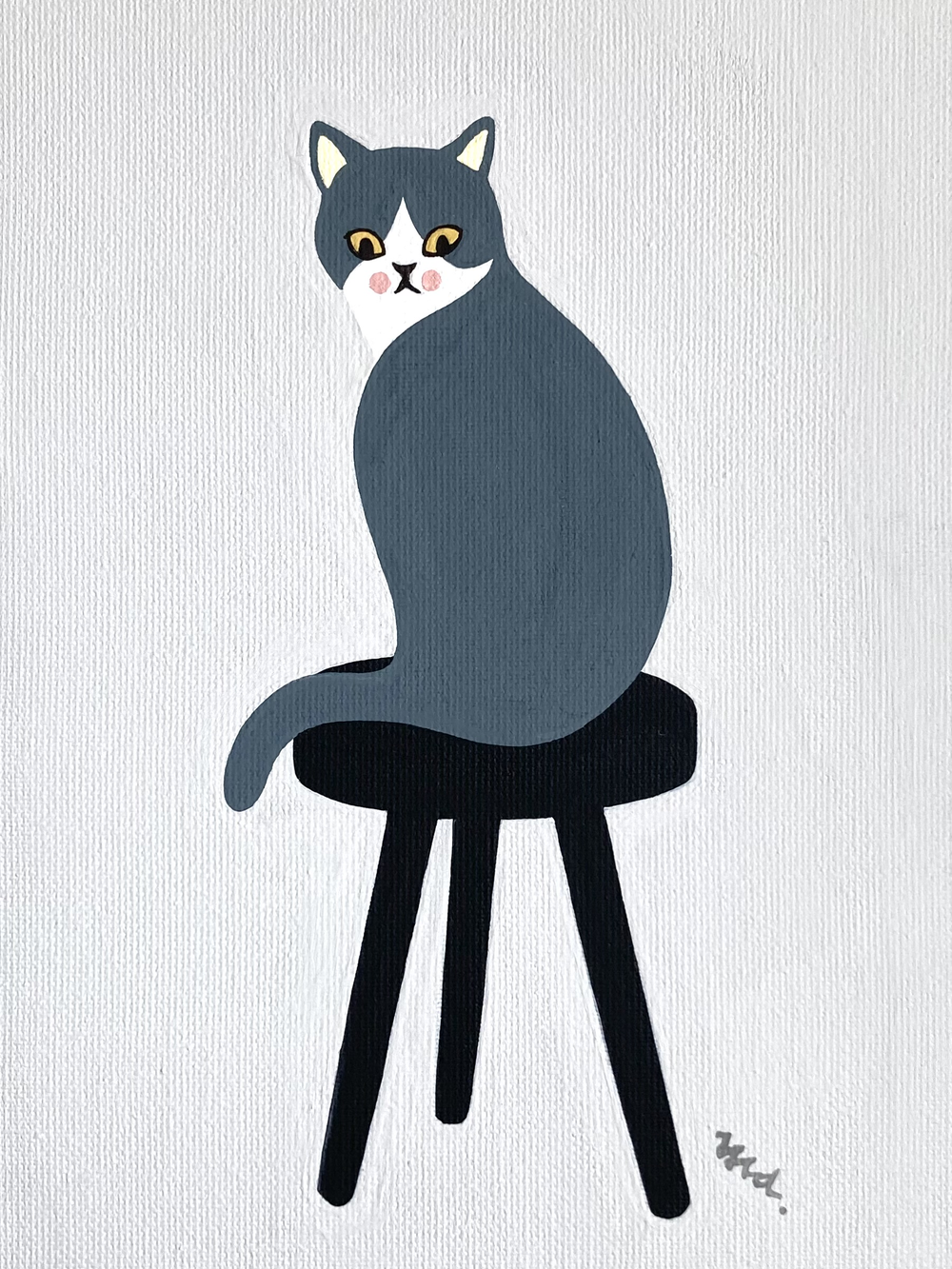 Cat&Chair〜お気に入りの場所〜stool cat
