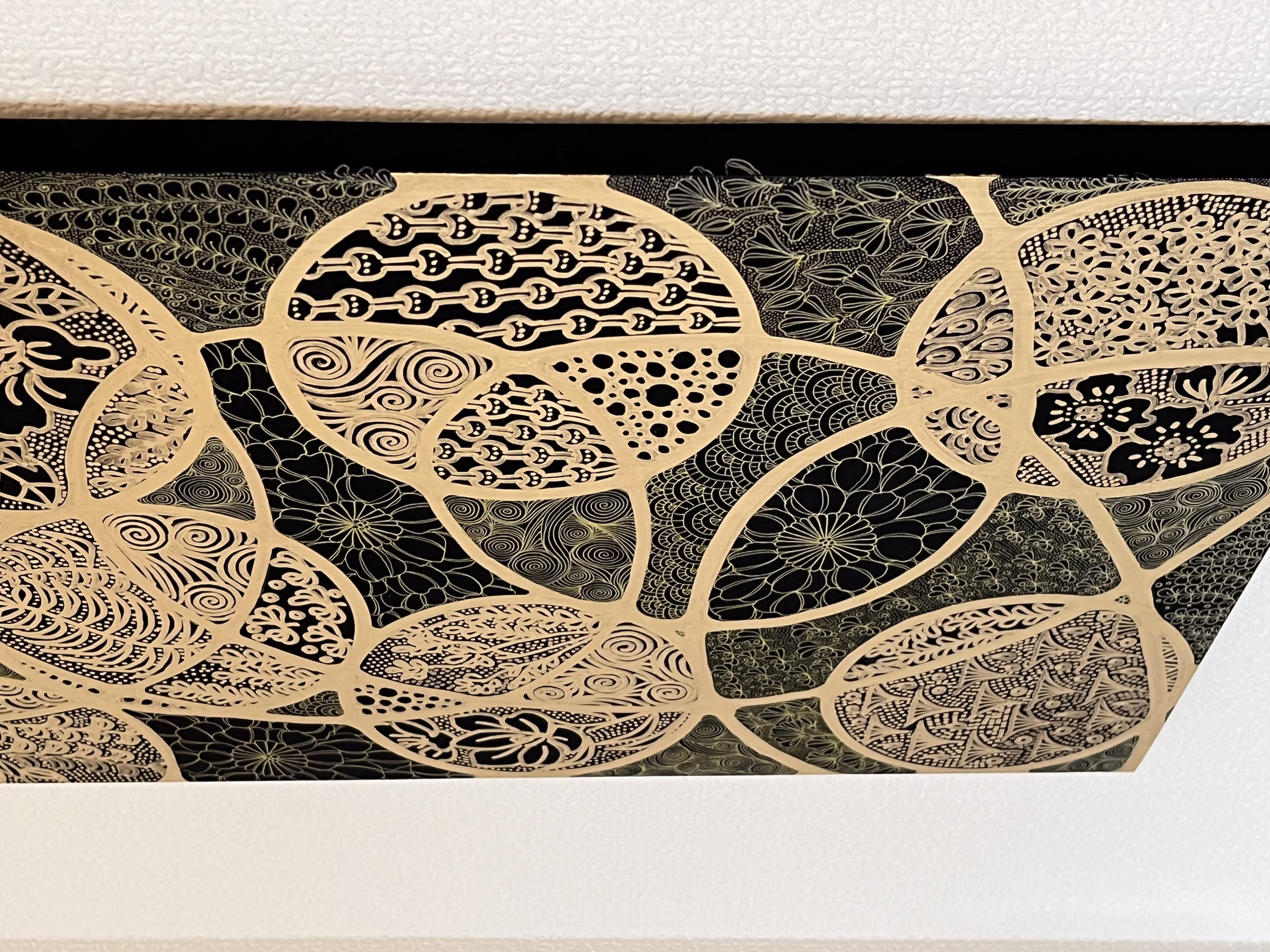 Sachikot.細密模様画のPlanetsシリーズ「華」