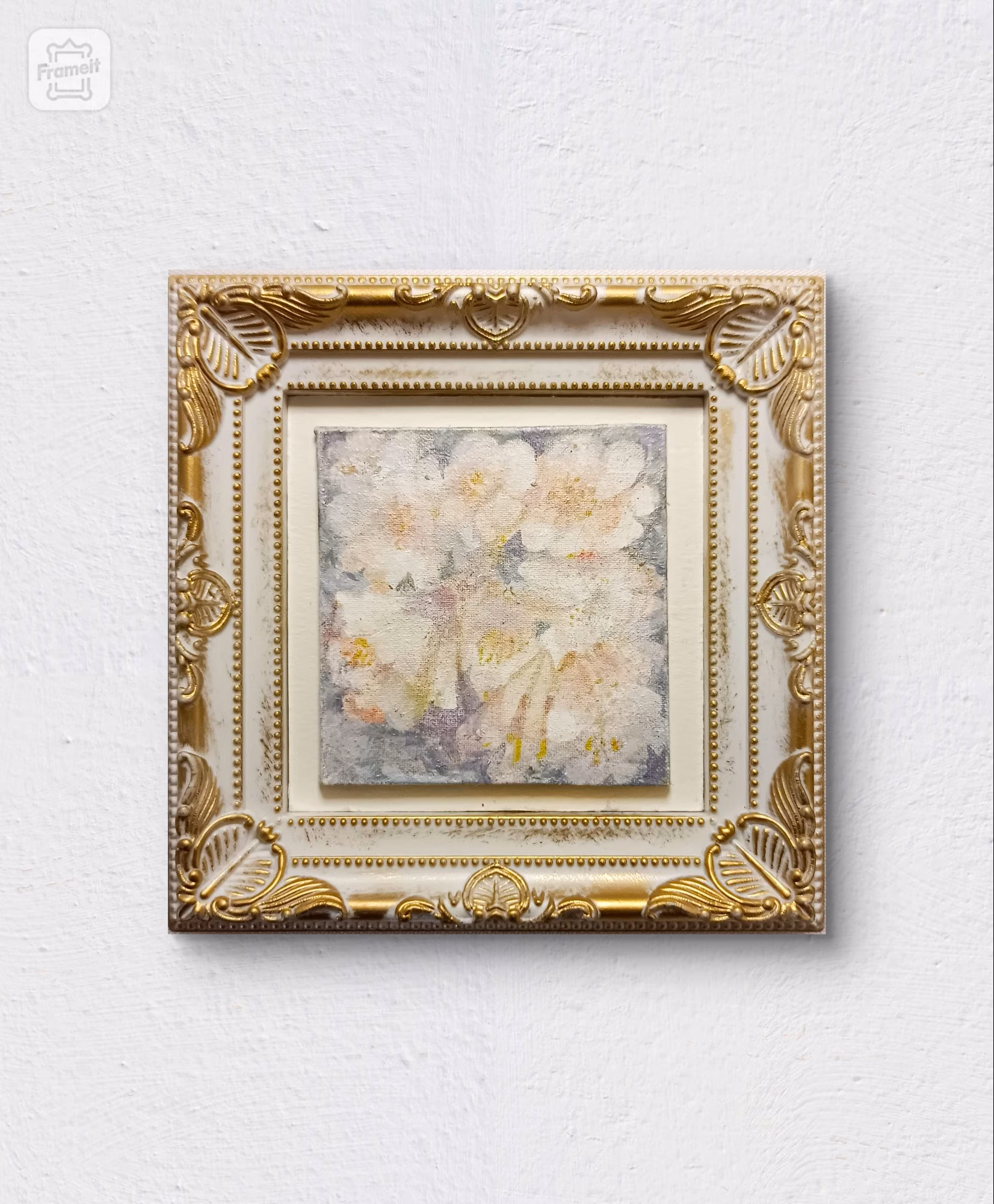 小さなフレームつきの桜/アンティーク