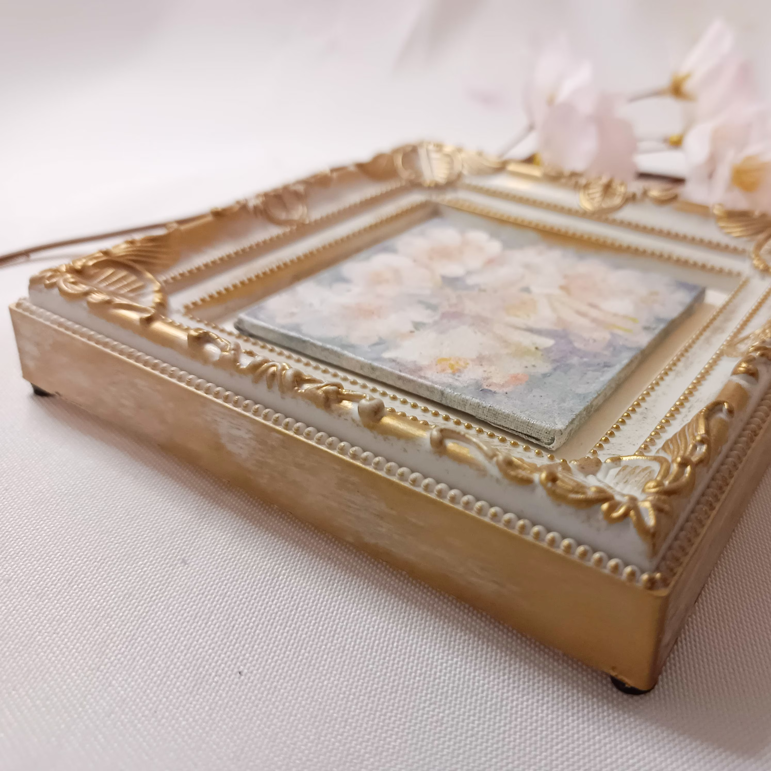 小さなフレームつきの桜/アンティーク