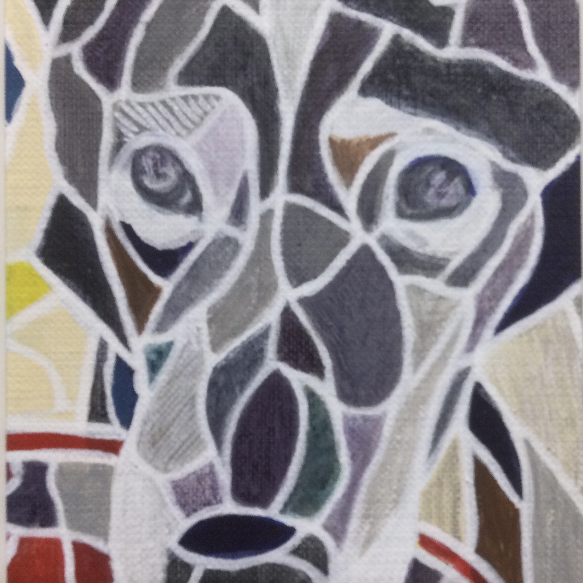 アクリル画「ナナちゃん」