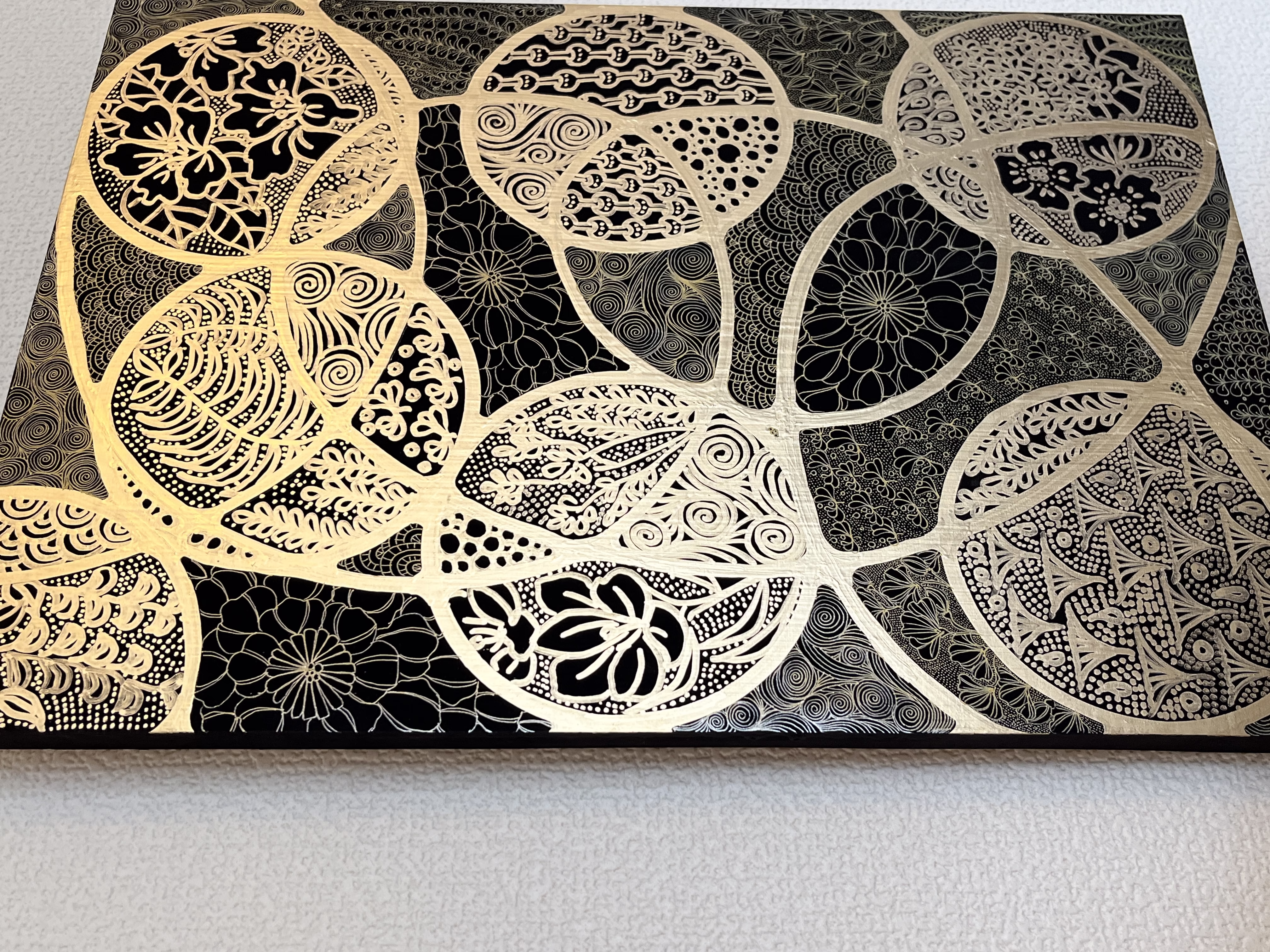 Sachikot.細密模様画のPlanetsシリーズ「華」