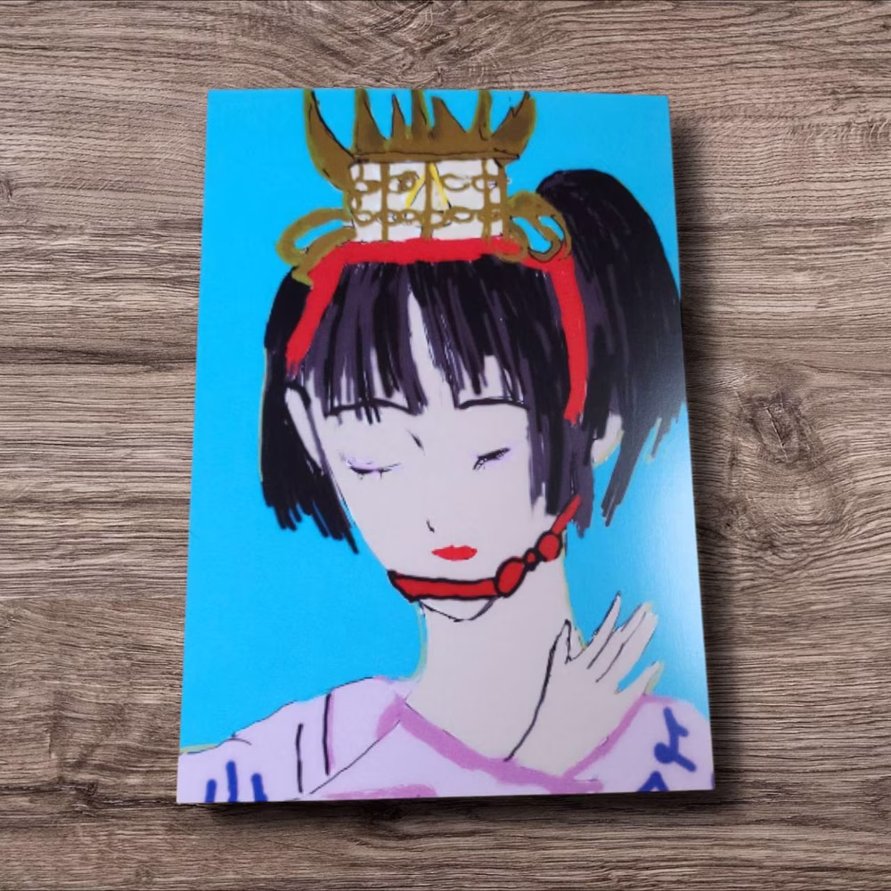 「山鹿灯篭娘」同柄ポストカード3枚セット+1枚プレゼント